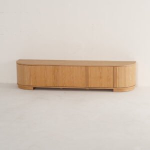 Natural Color Media & TV Unit with Storage HE1288