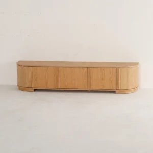 Natural Color Media & TV Unit with Storage HE1288