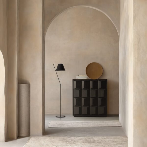 11 Modern American Style Geometric Wooden Storage Cabinet HE3715