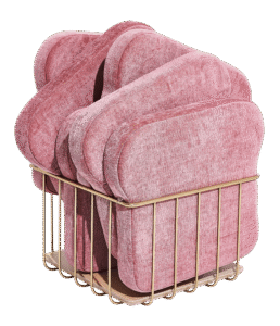 Functional Fabric Ottomans Stool ﻿B931