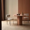 Hexagon Top Ash Veneer Wood Dining Table A966