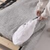 Nordic Minimalist Double-Size Upholstered Bed  HE6594