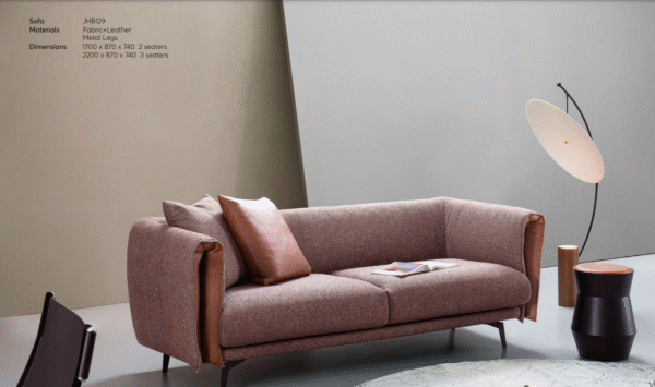 1739256497697 Folding Narrow Armrest Compact Sofa JHB129