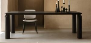 Modern Luxury Oak Wood Rectangular Dining Table A967