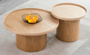 Classique Pedestal Coffee Table Set C309