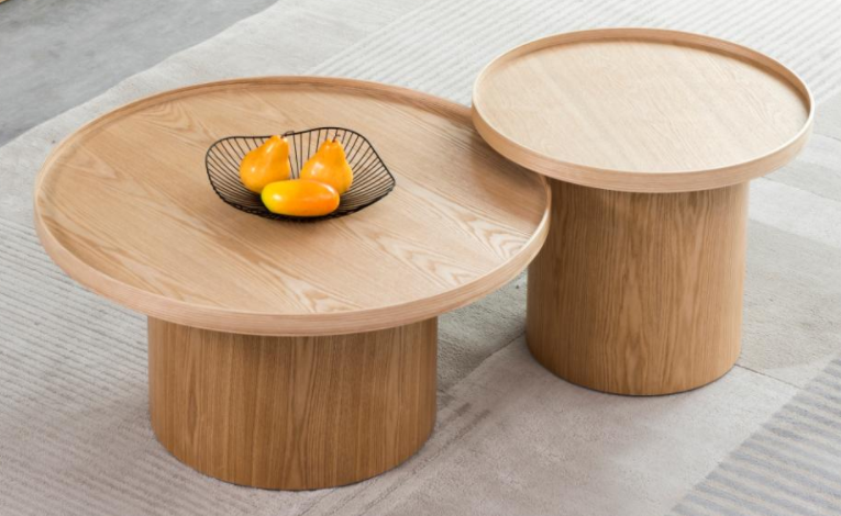 Classique Pedestal Coffee Table Set C309