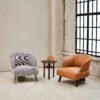 Leather Fabric Arm Leisure Chair ST-102