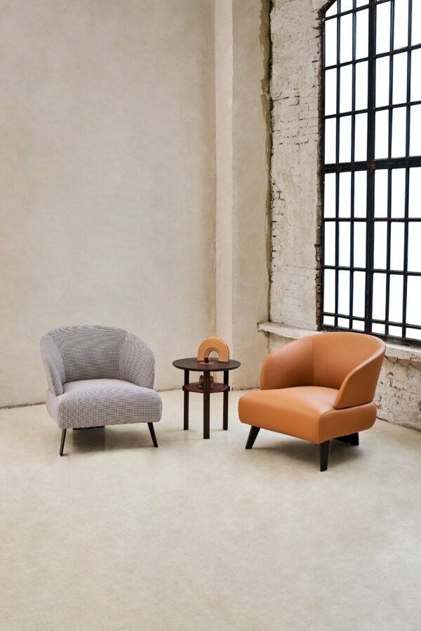 2020.05.08家具1057 Leather Fabric Arm Leisure Chair ST-102
