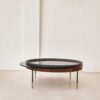 Elegant Luxury Round Glass Tray Coffee Table C227