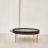 Elegant Luxury Round Glass Tray Coffee Table C227