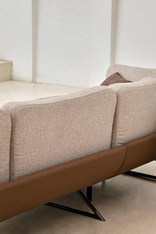 2020.05.08家具6612 Nordic Style L Shaped Sectional Reclining Fabric Sofa JHB132