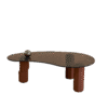 Bent Toughened Glass Coffee Table C272
