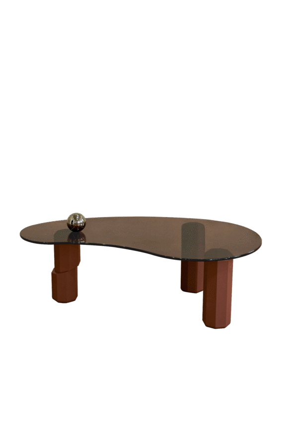 2020.05.09家具3139 Bent Toughened Glass Coffee Table C272