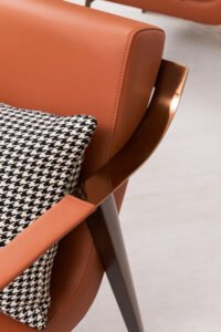 Classic Design Leather Accent Chair B901