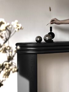 Luxury Oak Veneer Wood Hallway Entry Table HE3707