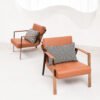 Classic Design Leather Accent Chair B901