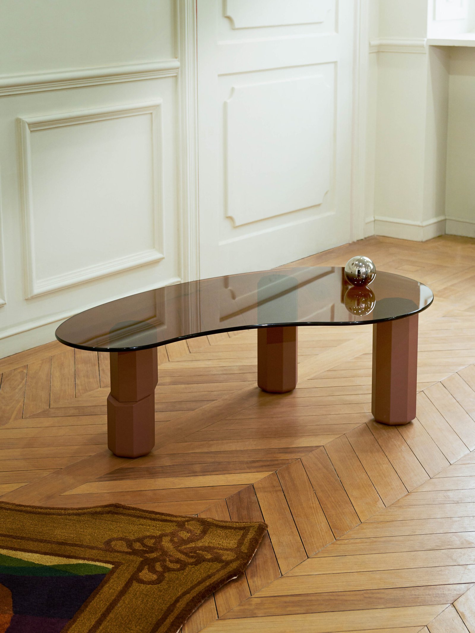 Bent Toughened Glass Coffee Table C272