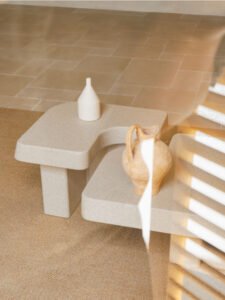 9 New Mineral Coating Side Table C307