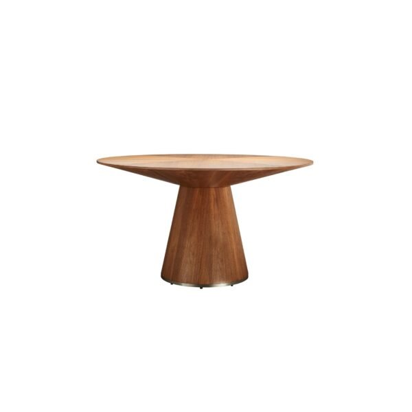 A934 194# φ1500×750 Wooden Veneer Classic Round Dining Tables A934C