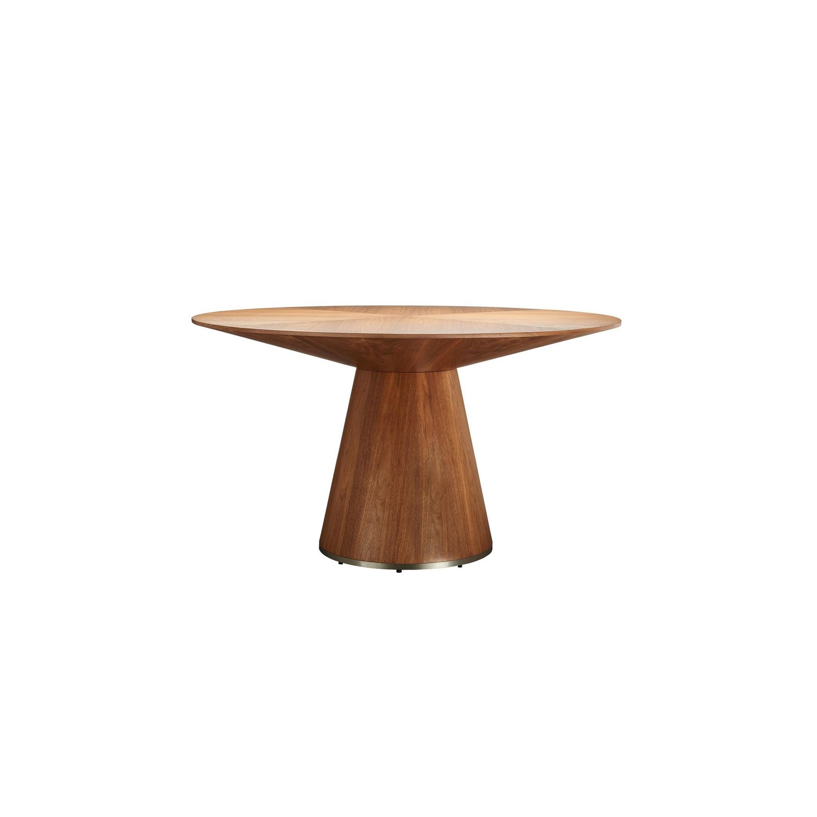 A934 194# φ1500×750 Wooden Veneer Classic Round Dining Tables A934C
