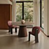 Wooden Veneer Classic Round Dining Tables A934C
