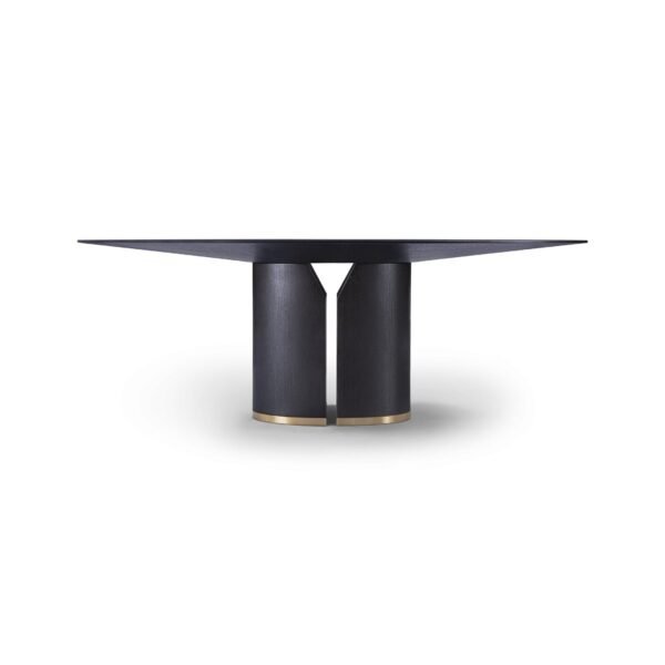 A958 (1) Oval Round Dining Table A958