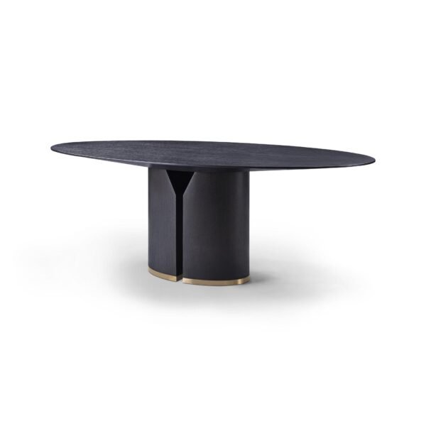 A958 (3) Oval Round Dining Table A958