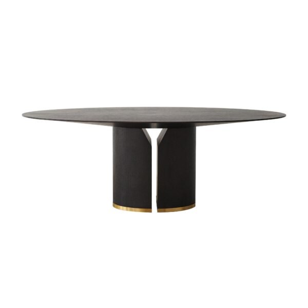 A958餐桌 Oval Round Dining Table A958
