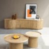 Classique Pedestal Coffee Table Set C310