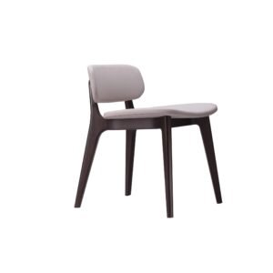Solid Wooden Pvc Leather Dresser Chair B910