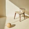 Solid Wooden Pvc Leather Dresser Chair B910