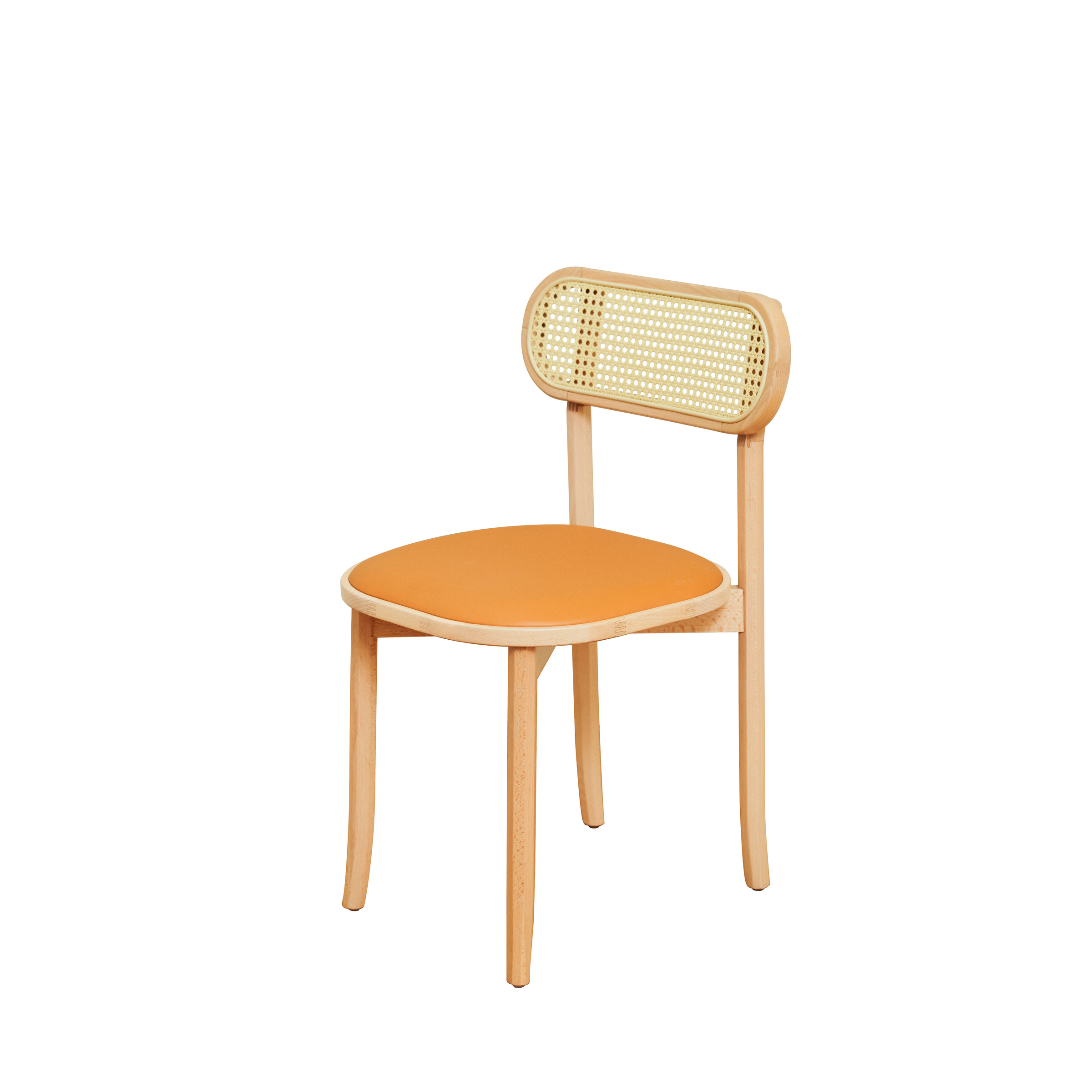 Solid Wood Rattan Dining Chair B932