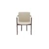 Metal Backrest Wood Leather Fabric Dining Chair B938