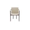 Metal Backrest Wood Leather Fabric Dining Chair B938