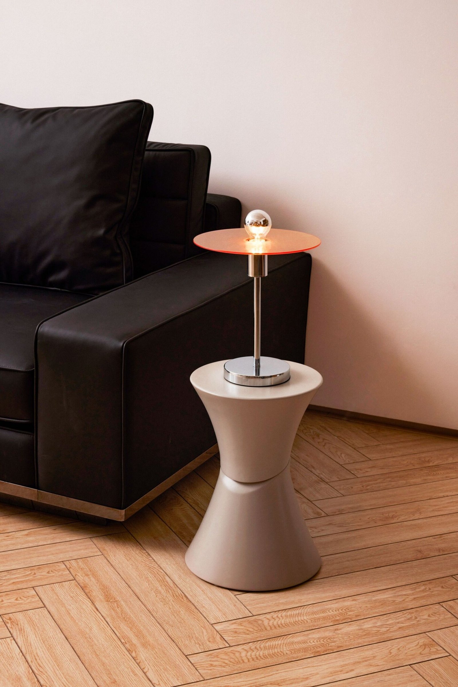 Stylish Hourglass Design Side Table C180