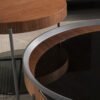 Elegant Luxury Round Glass Tray Coffee Table C244