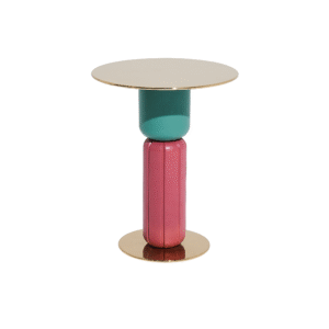 C270-05 Gold Metal Small Side Coffee Tables C270