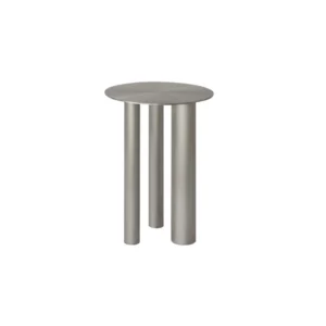C280 side table-Stainless steel material Stainless Steel Round Coffee Table C280