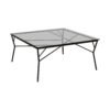 Square Metal Frame Glass Coffee Table C289