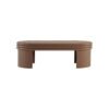 French Style Solid Mdf Veneer Round Wood Coffee Table C295