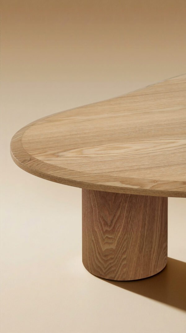 Mango Shaped Wooden Coffee Tables C304