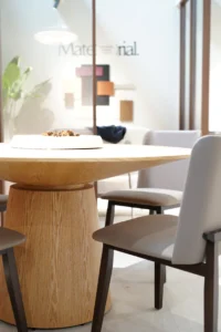 Wooden Veneer Classic Round Dining Tables A934C