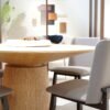 Wooden Veneer Classic Round Dining Tables A934C