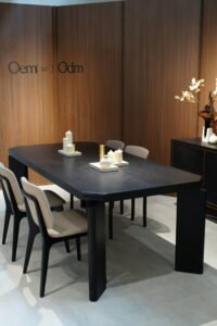 Modern Luxury Oak Wood Rectangular Dining Table A970