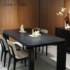 Modern Luxury Oak Wood Rectangular Dining Table A970