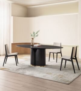Oval Round Dining Table A958