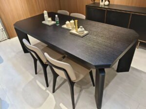 Modern Luxury Oak Wood Rectangular Dining Table A970