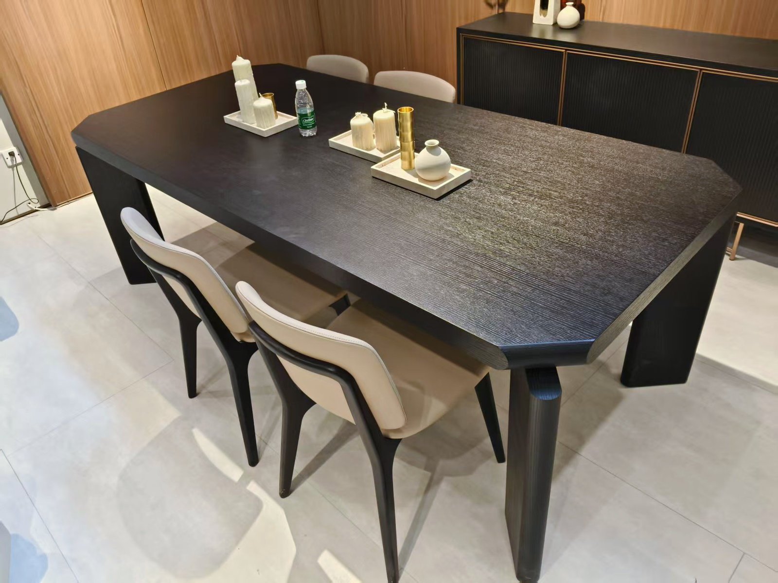 Modern Luxury Oak Wood Rectangular Dining Table A970