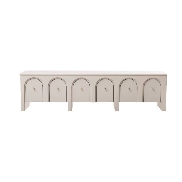 HE1277-Tv Stand-White Modern Combine TV Showcase Cabinet HE1277