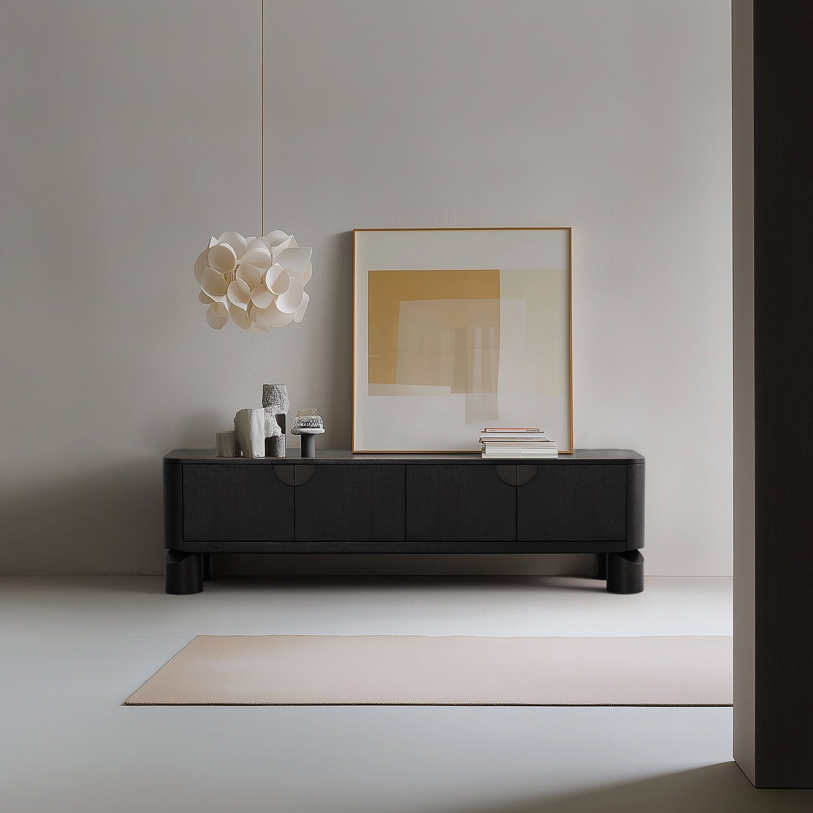 Modern Simple TV Cabinet in New Chinese style HE1287
